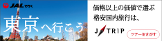 【ジェイトリップツアー】JAL(日本航空）で行く格安東京旅行