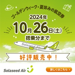 Solaseed Air（ソラシド エア）【航空券】